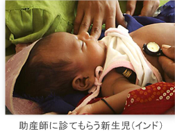 新生児の命を守る助産師の活動