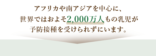 今、安全な水を手に入れられない人は、世界で6億6,300万人にのぼります。