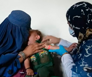 遠隔地に保健・栄養支援を届けています。