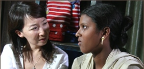 プジャ(14歳) マラカワ・コンパウンド・スラム（クーラ地区）