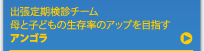 出張定期検診チーム母と子どもの生存率のアップを目指す　アンゴラ