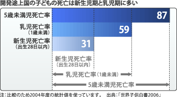 出典　世界子供白書2006