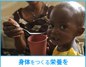 身体をつくる栄養を