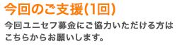 今回のご支援（１回）