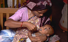 ORSで脱水症を改善