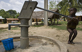 井戸やトイレの整備画像