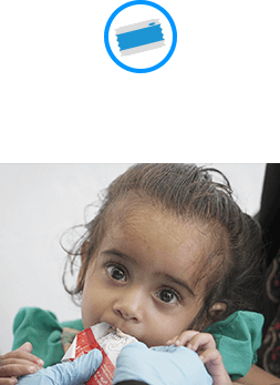 すぐに食べられる栄養治療食で命を救う