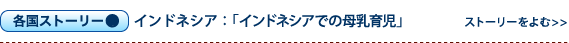 インドネシア：「母乳育児で子どもを守る」