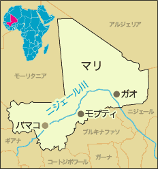 マリの地図